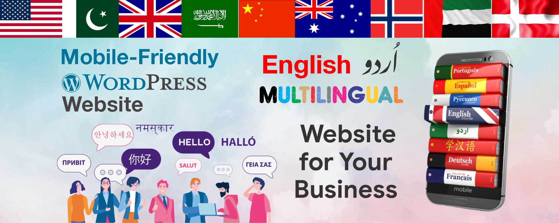 Multilingual Website Slides